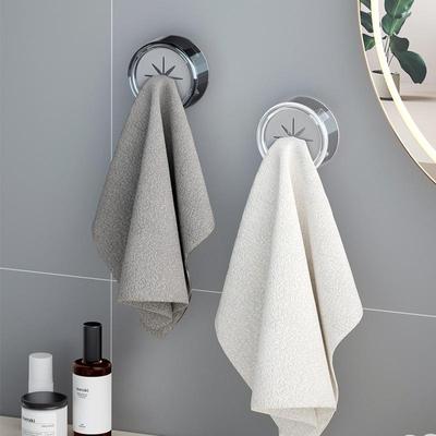 No-Punch Towel & Dishcloth Hook - Small Bathroom Storage Rack