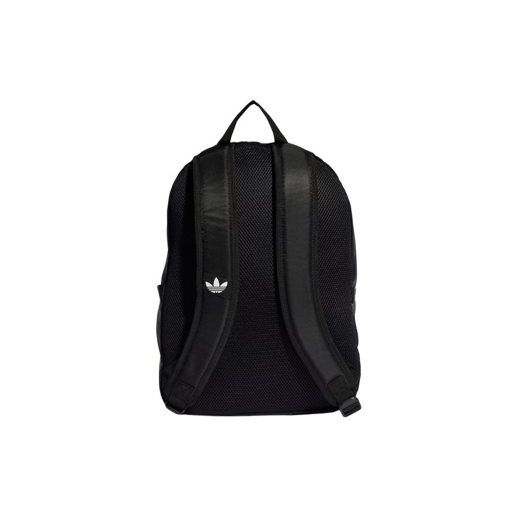 Adidas Originals Trefoil Logo Zip Closure Recycled Nylon Backpack Unisex Backpack Forest-Green IS4560