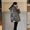 Outdoor Women's Winter Padded Jacket Coat Hooded Solid Thick Parka Waterproof Puffy Korean Fashion