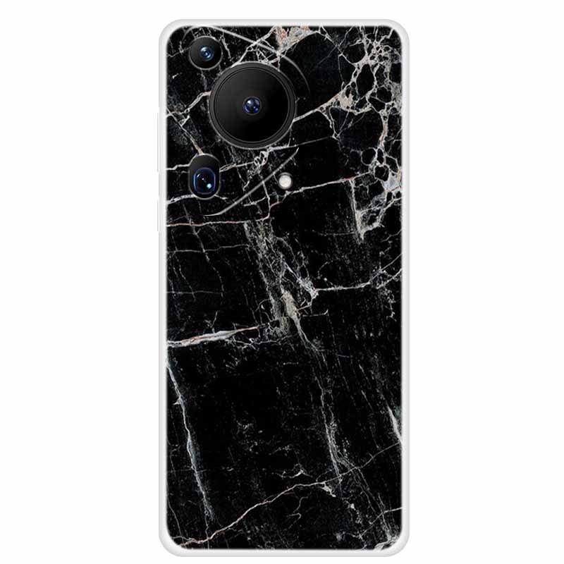 For Huawei Pura 70 Case Marble TPU Soft Transparent Silicone Back Covers For Huawei Pura 70 Ultra Case 70ultra Cool Pura70 Pro+
