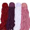 Pearl Chiffon, Convenient Head Wrap, Gauze, Scarf, Lazy Headscarf Set, Quick Pullover Scarf.