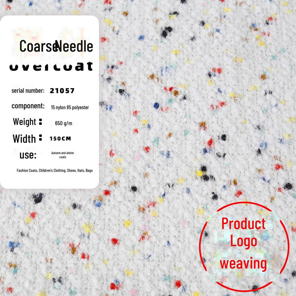 Material textil pentru pulover cu ace groase, cu model hortensie, toamnă/iarnă 2024, în stil parfumat, care se învârte în culori vii