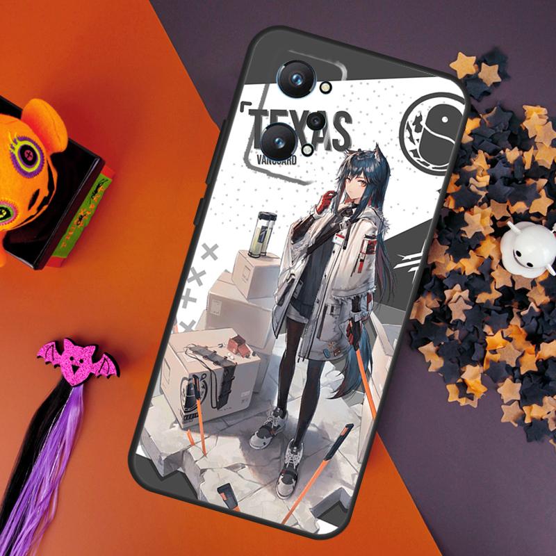 Texas Arknights For Realme GT Neo 5 3 2 C55 C35 C33 C31 C30 C25 C21Y C15 C11 Realme 10 8 9 11 Pro Plus Case