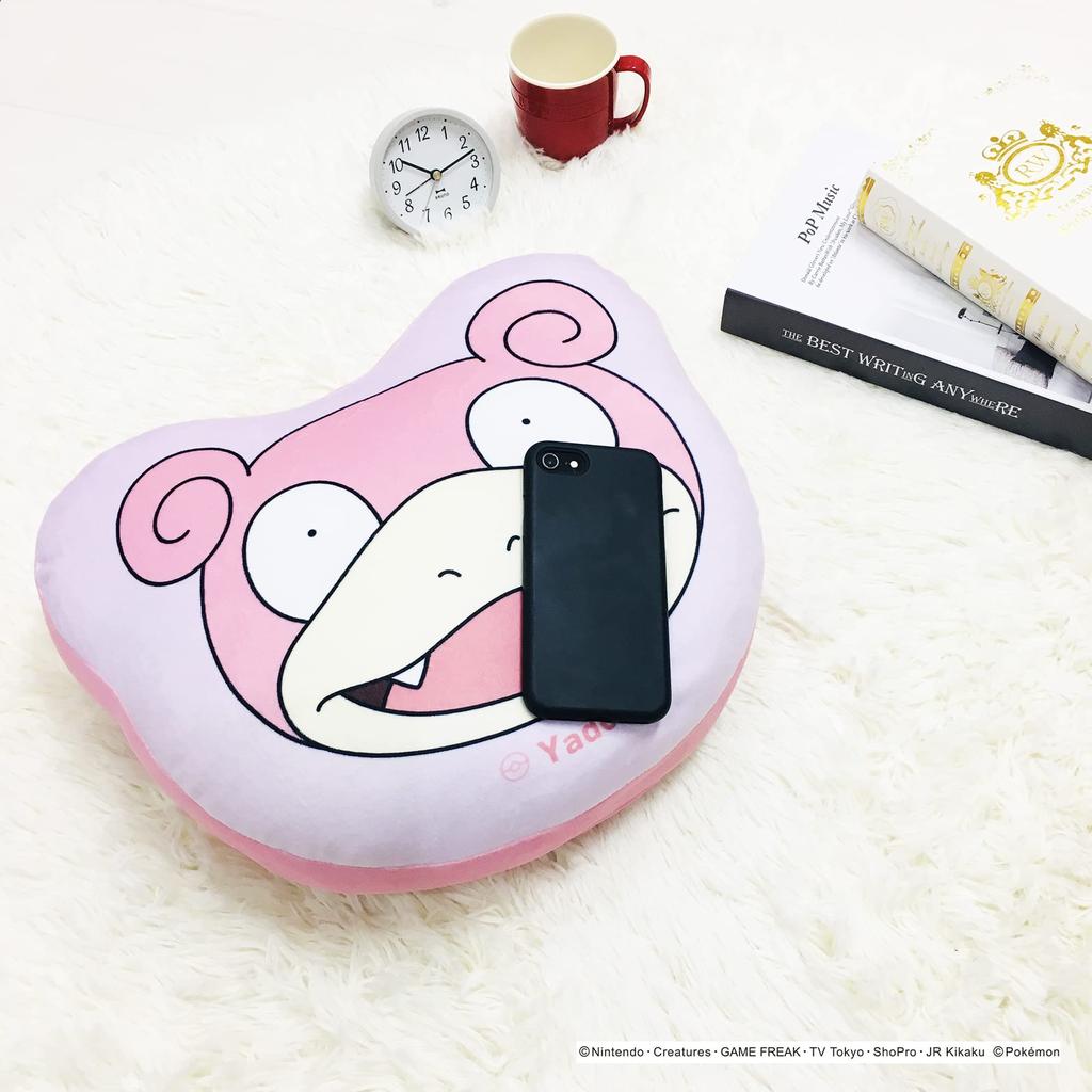 MORIPiLO Pokemon Slowpoke Body Pillow and Squishy Face Soft and Soft to the Plush Nap Morishita Pillows (Soft Cushion) Touch, Toy, Pillow, Pink,