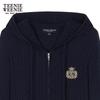 Teenie Weenie Women's Bear Logo Hooded Knit Cardigan