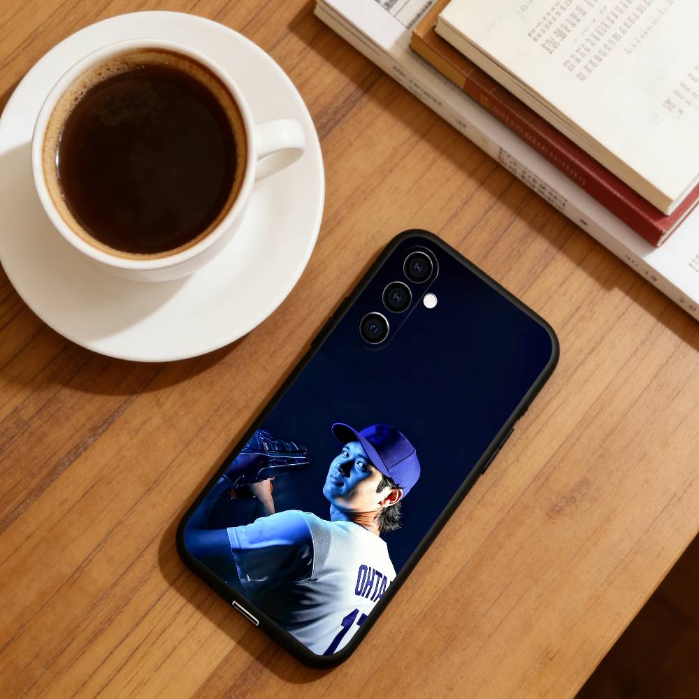 S-Shohei Ohtani Phone Case For Samsung Galaxy A73,A72,A71,A70,A53,A52,A51,Others Soft Black Cover