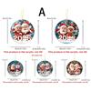 2026 Santa Flat Acrylic Hanging Ornament Shatterproof Car Backpack Decoration For Christmas Party Home