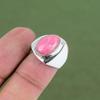 Thulite Ring 925 Sterling Silver Ring Handmade Boho Style Ring Genuine Gemstone Jewelry Gift For Wife Thulite Jewelry Available In Ring Size