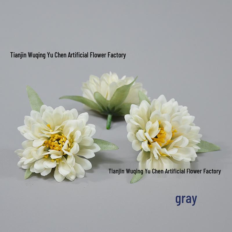 

Подарочная коробка в стиле Мори с пионами и хризантемами: Набор для рукоделия: детские аксессуары для волос и головные уборы Diameter ~7cm серый/белый