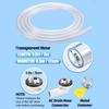White Drain Hose Pipe Inlet Hoses Extension Drainpipe Tube Kits For Air Conditioner Washing Maching Kitchen Faucet Accessories
