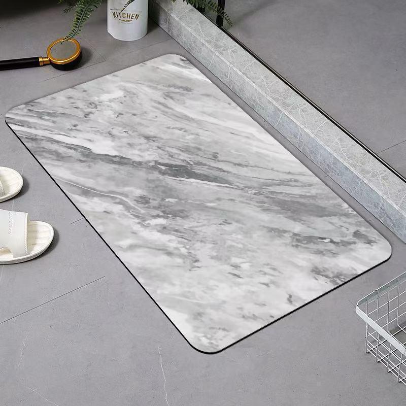 Simple Diatom Mud Anti-slip Water Absorbing Bathroom Door Mat