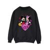 Disney Womens/Ladies Love Hearts Mickey & Minnie Mouse Sweatshirt