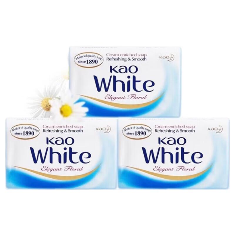 Kao Elegant Floral Fragrance Bath Soap 3-Pack
