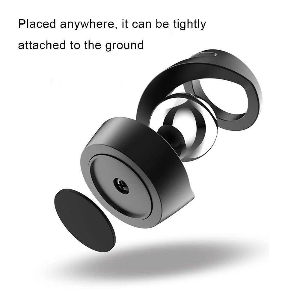 Desktop Suspended Gyroscope Aluminum Alloy Decompression Hypnosis Rotary Gyro Fingertip Kinetic Levitating Spinner Desktop Toys