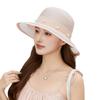 Summer fashion temperament elegant organza hat women's versatile sunshade sunscreen hat outdoor leisure sun hat