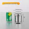 Jing Qing Fu 304 Stainless Steel Seasoning Jar with Lid