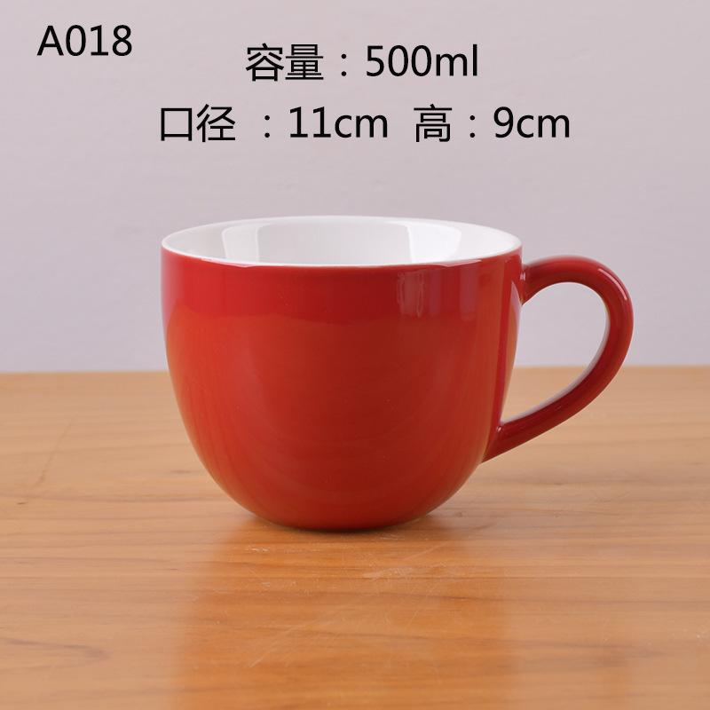 Minimalist Extra Large Ceramic Mug, Oversize Oat Milk Drinking Cup For Office Daily Use