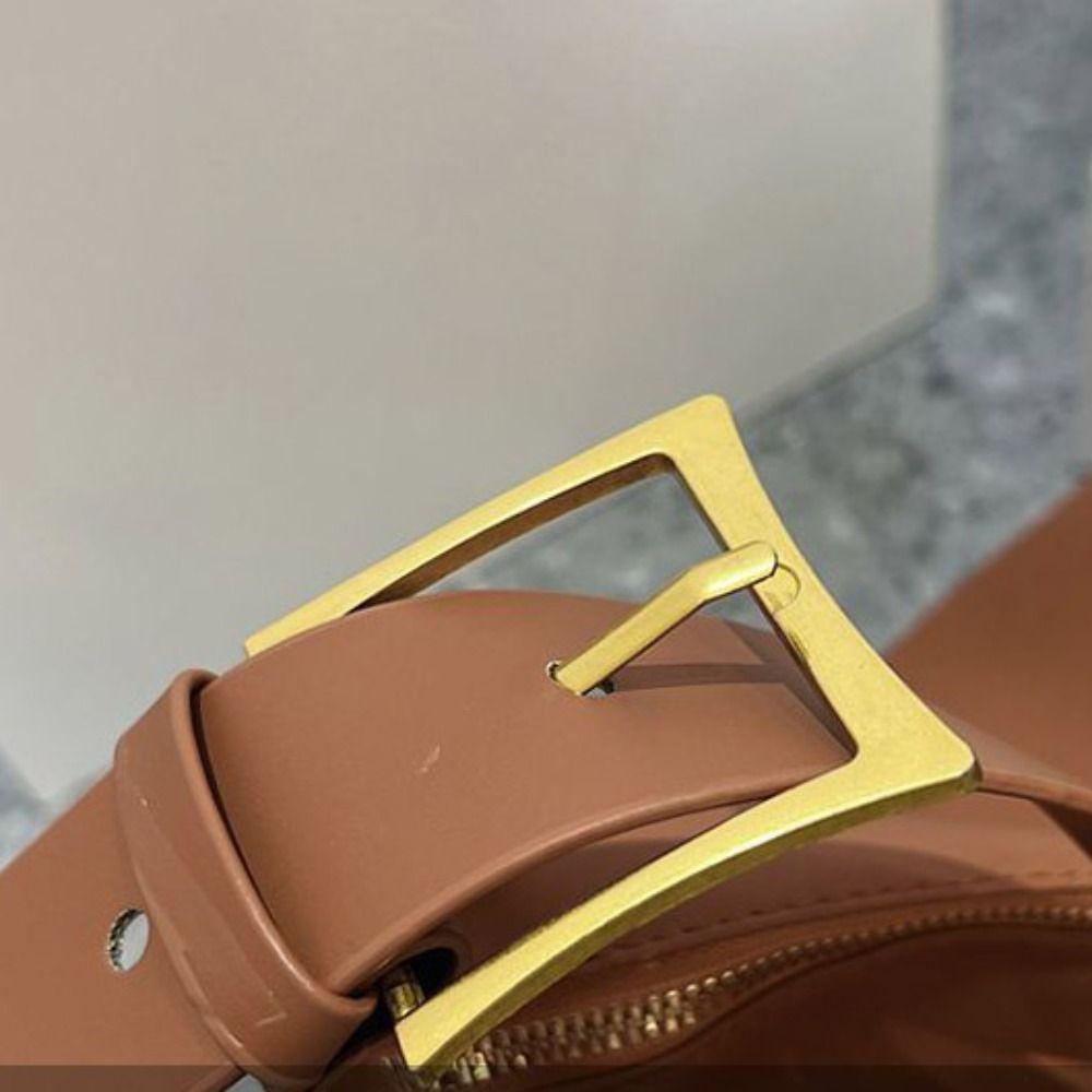 Pillow Bag PU Dumpling Bag Solid Color Shoulder Bag Elegant Pillow Crossbody Bag  Girls/Female