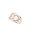Purple Gold Fashion Hollow Ring Ring, Rose Gold Plated Ring