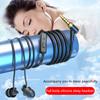 (ZH) New Double Layer Silicone Noise Isolating Sleep Earphones, Sports Earbuds, Wired In Ear Type, No Ear Pressure,