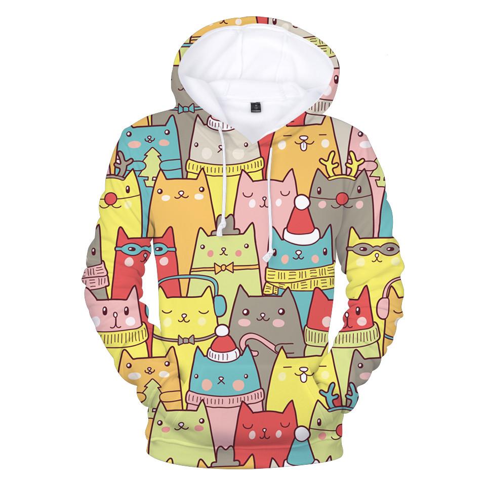 

Толстовка с капюшоном 3D Gorilla Tiger Lion Doge Crown Hoodies Толстовки с длинным рукавом Детская одежда пуловер для мальчиков/девочек 6XL