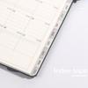 2026 Planner A5 Hardcover Daily Organizer with 12-Month Calendar Goal Tracking And Elastic Closure Productive Daily Agenda Book for
