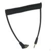 2.5mm To Male Cord With Screw Lock For SLR Camera - Black