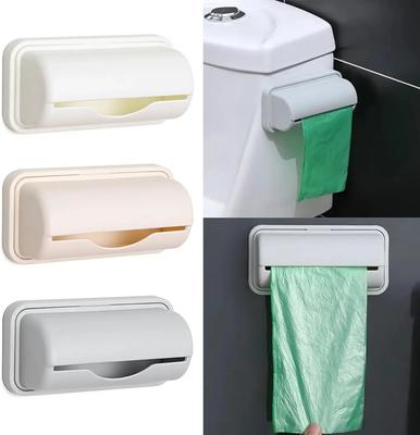 Garbage Bag Storage Box Wall Mounted Trash Bags Holder Simple Extraction Garbage Bag Dispenser Kitchen Toilet Organizer Case