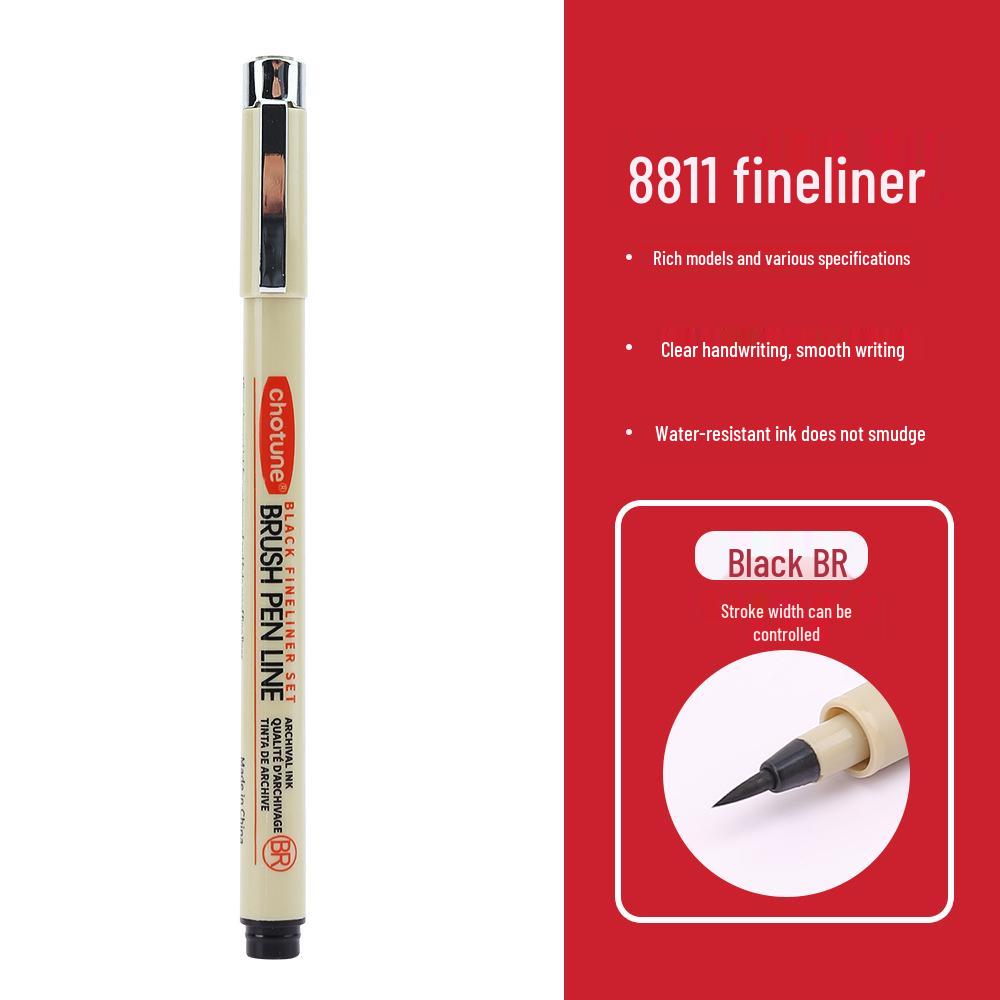 Autumn Figure Waterproof Pen Set for Art, Architectural Design, Manga, and Hand-Drawn Outlining