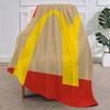 Mode Niedlich M-Mcdonalds Logo Lustige Decke Plüsch Nickerchen Sofa Teppich für Wohnzimmer Büro Schlafzimmer Geburtstag Zuhause Reise Kinder Geschenke