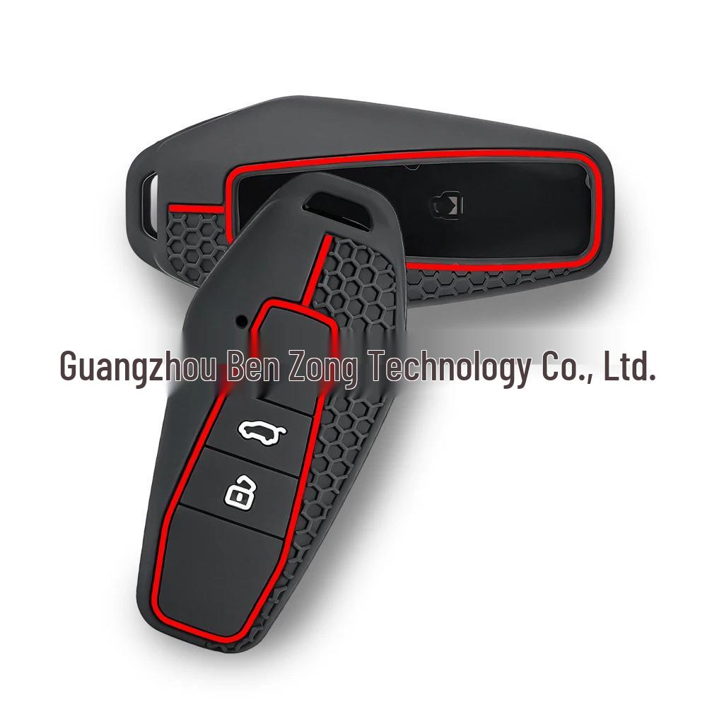 Chery ICAR03 3-Button Remote Key Silicone Cover with Honeycomb Texture