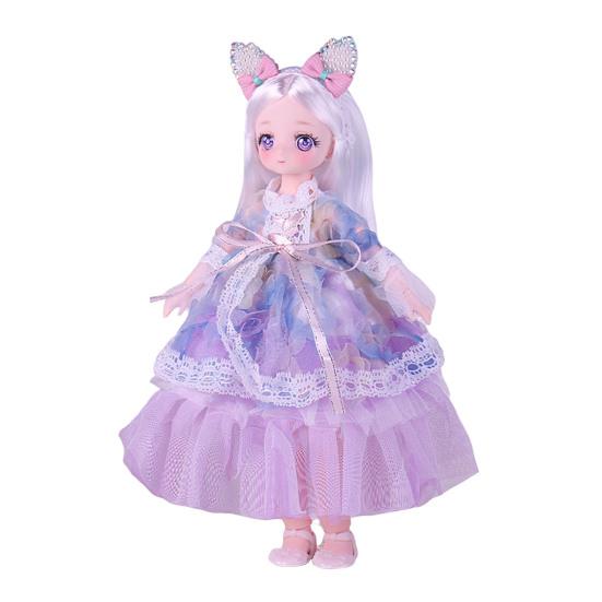 30CM 45663 Ball Jointed Doll with Clothes Princess Lolita Dress BJD Doll Collectable Posable