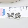 Set di 100 Ciondoli Gatto Farfalla Luna Argento Antico per Braccialetti e Collane Fai da Te
