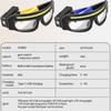 XTE Multifunctional Glasses Light TYPE-C Charging Warning Headlight Compact Portable Belt Induction Headlight