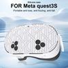 Silikon-Schutzhülle Atmungsaktive Schutzhülle Anti-Fall Staubdichte Hülle für Meta Quest 3S VR-Zubehör