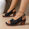 Women's Summer Casual Sandals Comfortable Solid Color Sandals