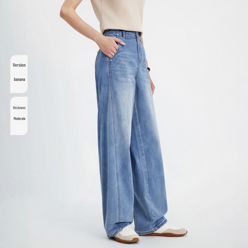 Navigare Women's Banana Wide-Leg Jeans