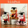 Adorabile Orsacchiotto di Peluche per la Laurea con Occhiali e Materiale in Peluche Corto