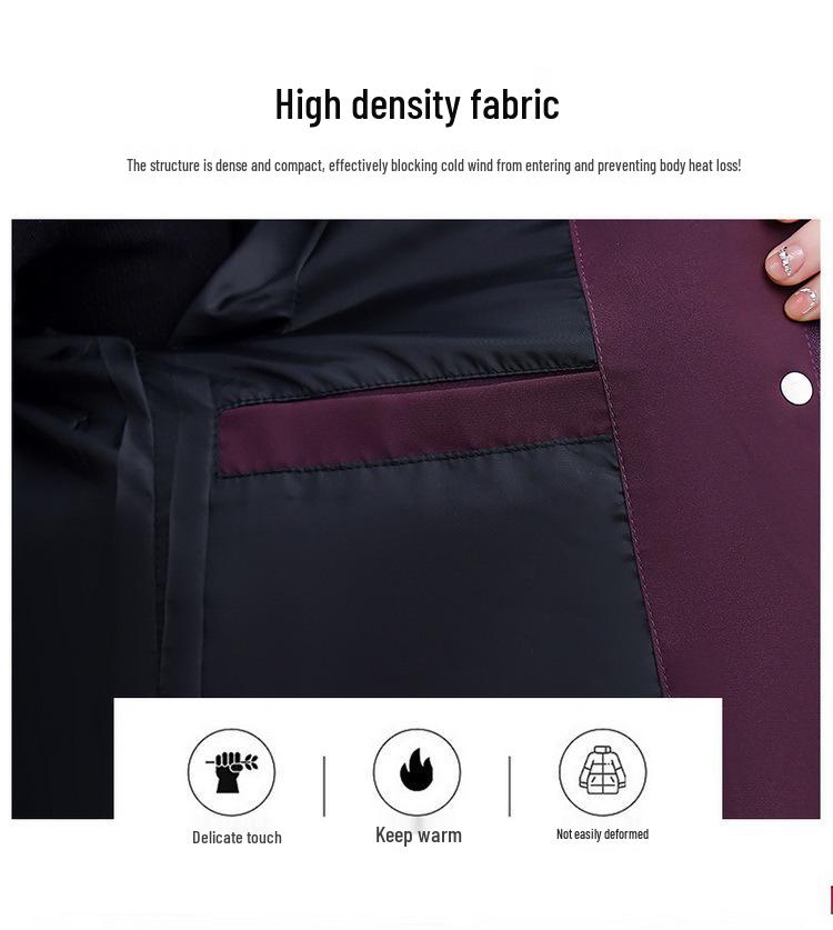 Women's Mid-Length 2025 Winter White Duck Down Jacket - High-end Korean Style, Slimming, Thickened Coat