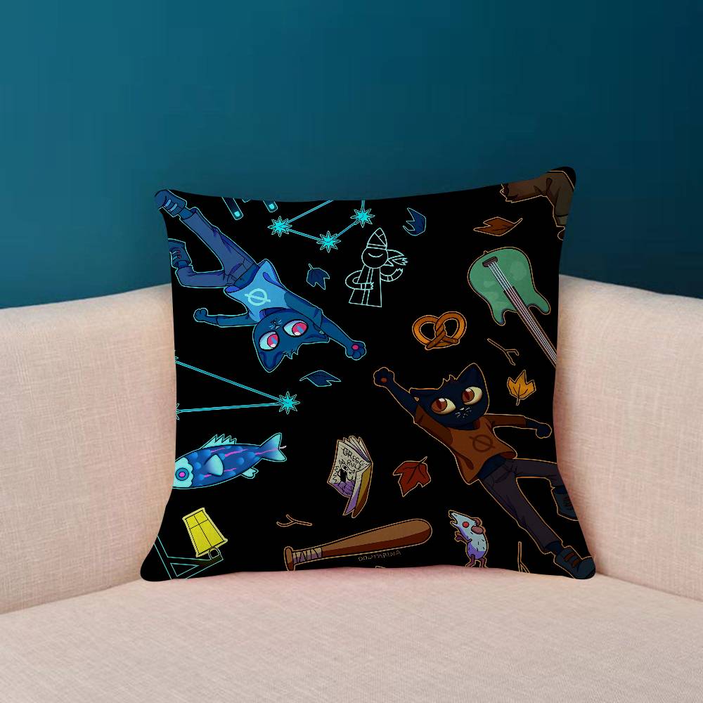 Anime N-Night In The Woods Game Pillow Case Plush Fabric Soft Double Sided Print Sofa Cushion Cover Throw Pillow Covers