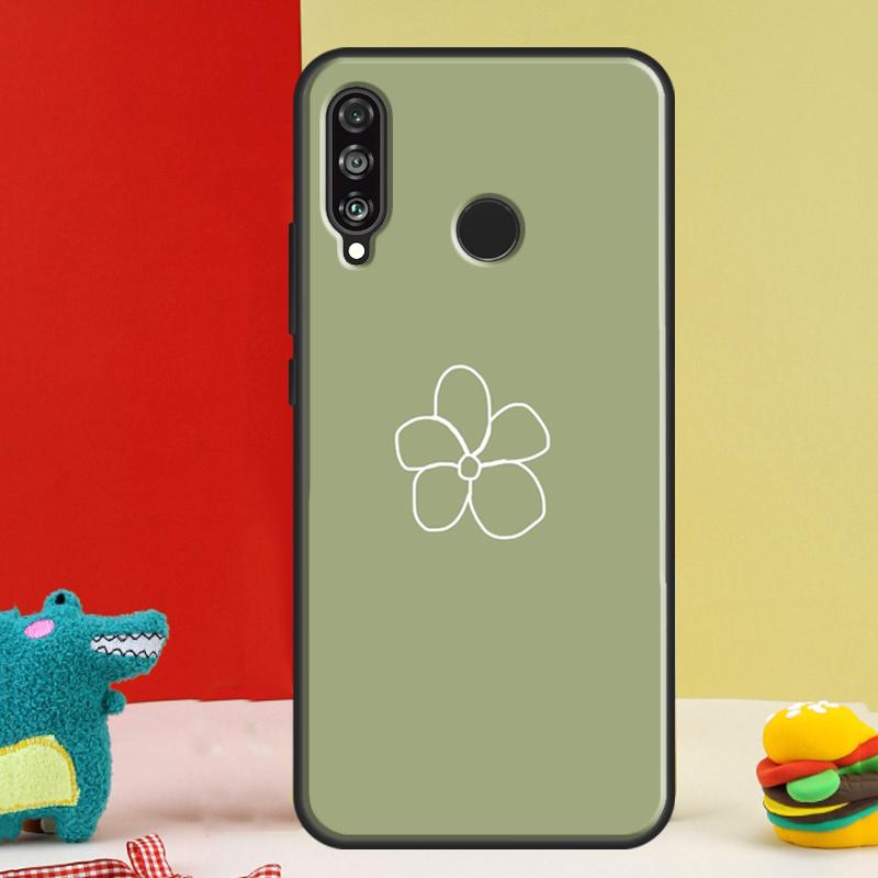 green aesthetic For Huawei Nova 12s 12i 11i 8i 9 10 SE Y91 Y90 Y60 Y70 Y72 Y61 P20 P40 P30 Lite P60 Pro Case