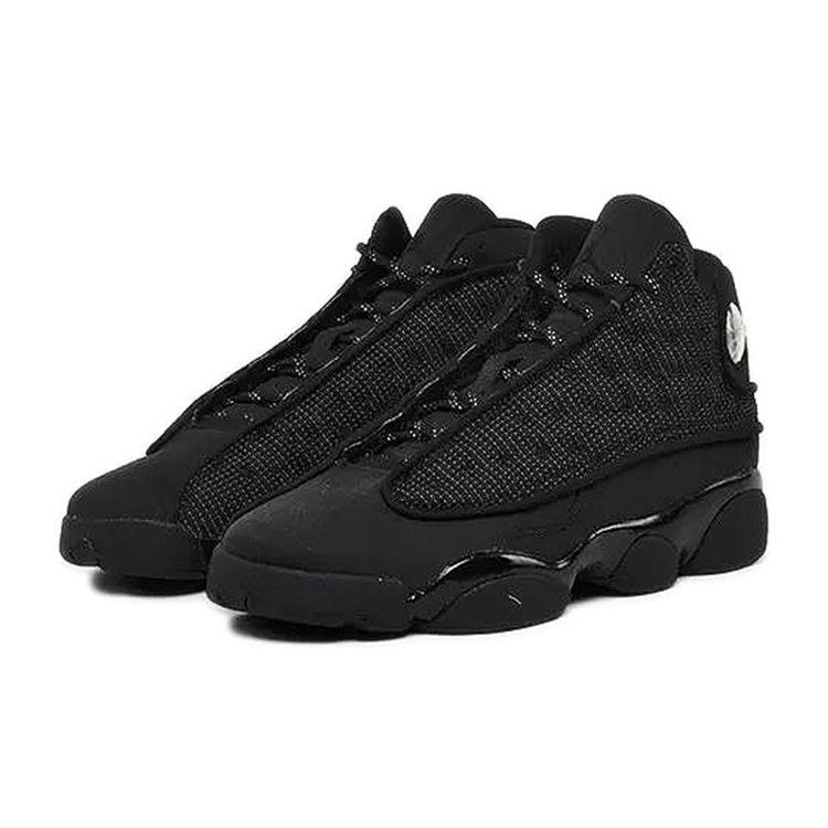 (GS) Air Jordan 13 Retro 'Black Cat' Kids' 884129-011