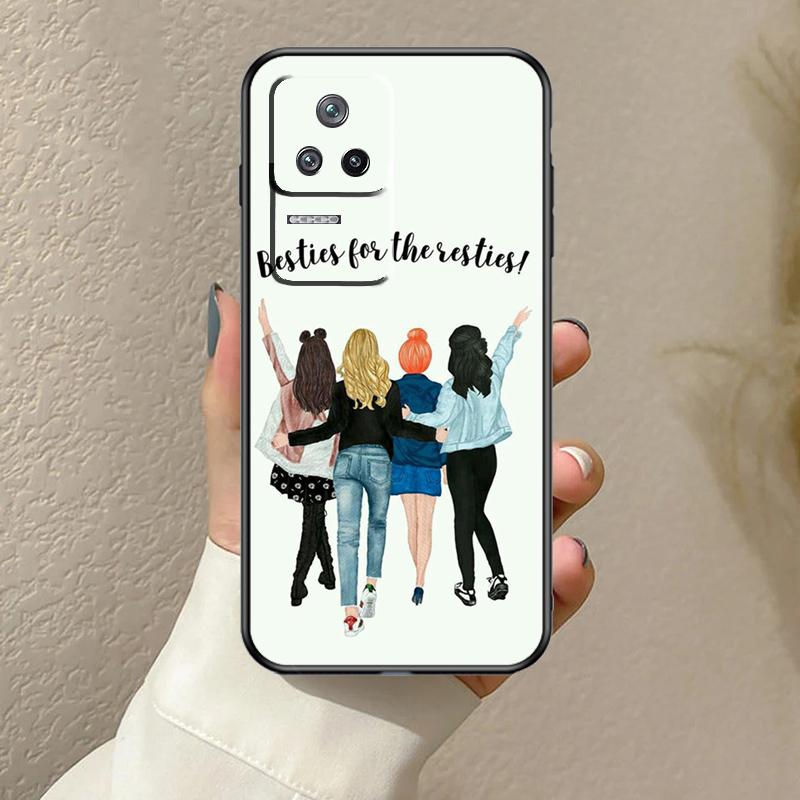 

Чехол для девочек Bff Лучшие подруги Навсегда Всегда для Xiaomi 13T 14T 15T Pro 14 15 Ultra 17 Pro Max POCO F8 F7 F5 F6 X5 X6 X7 Pro Xiaomi 17 Ultra