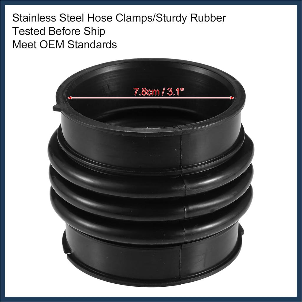 1 Pcs Air Intake Tube Hose No.1788120130 for Lexus ES330 2004-2006 for Lexus ES300 2002-2003 for Toyota Camry 2002-2006 for Toyota Solara 2004-2008