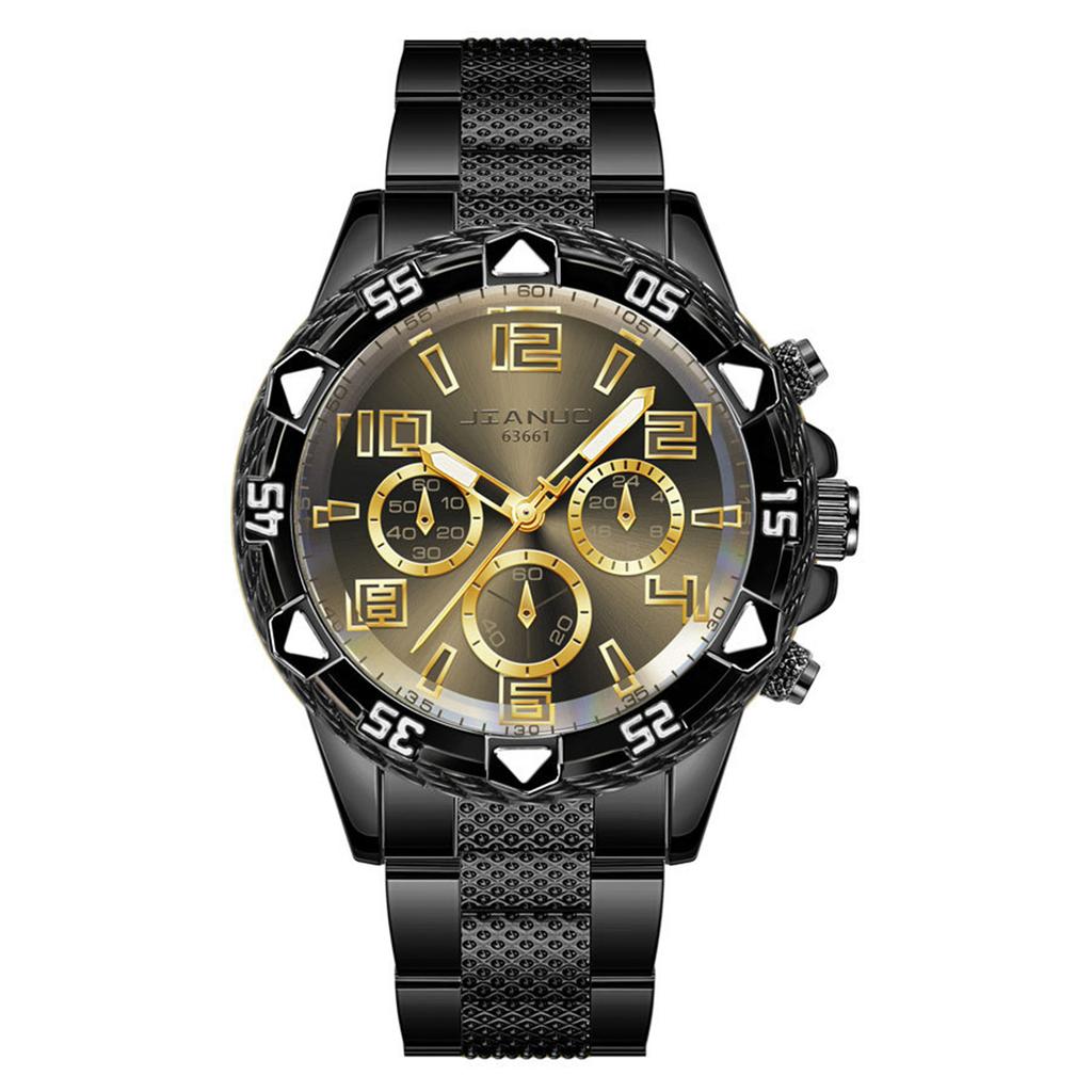 Men's  Luminous Running Alarm Clock Watch