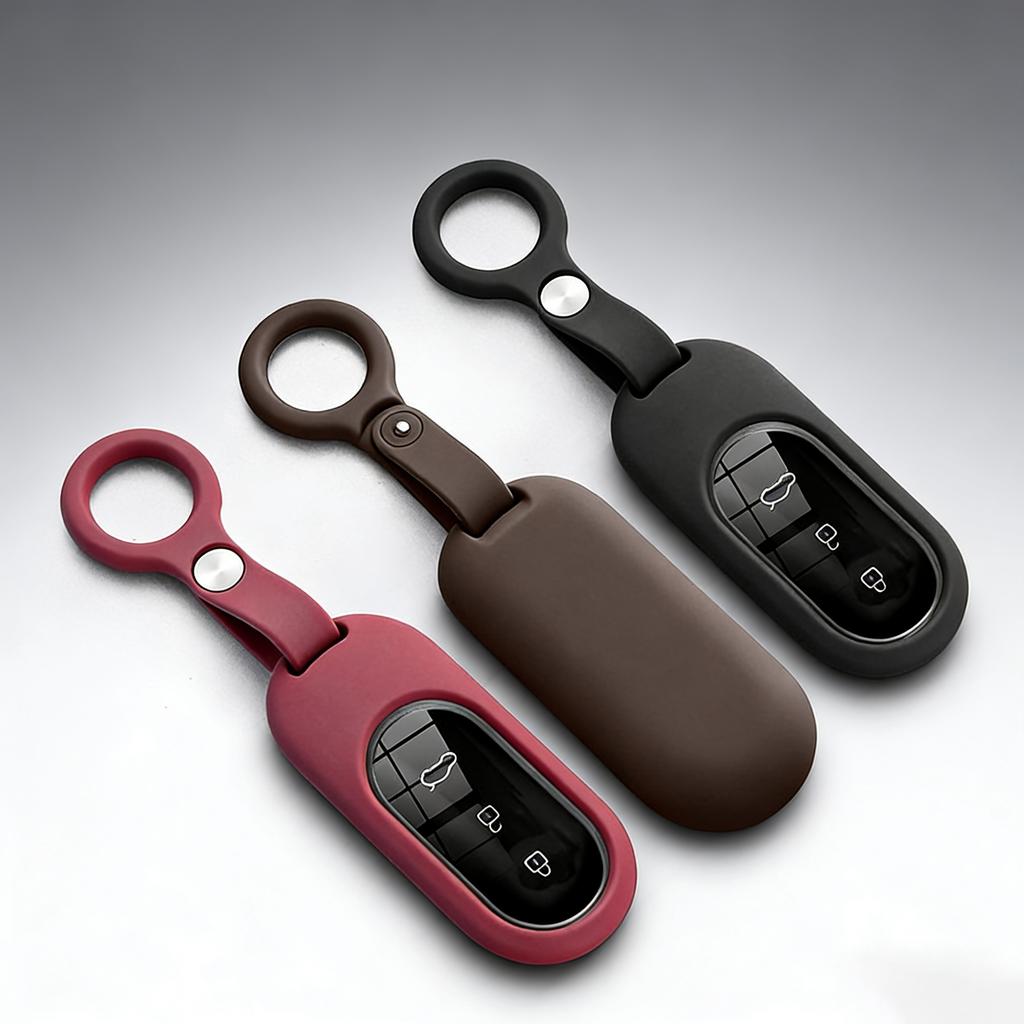 Silky Soft Silicone Key Case Holder For Seres Aito M7 Ultra M5 Fob M9 Keychain Accessories