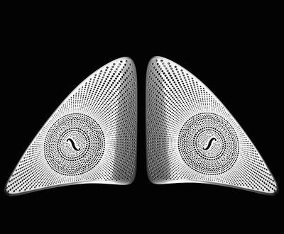 E-Class E300L Berlin Sound Horn Cover C Class C260LC200LGLC260L Door Speaker Cover Stainless Steel