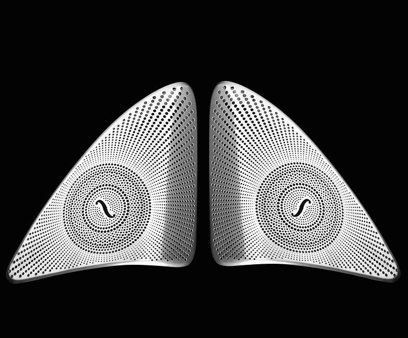 

E-Class E300L Berlin Sound Horn Cover C Class C260LC200LGLC260L Door Speaker Cover Stainless Steel серебряный