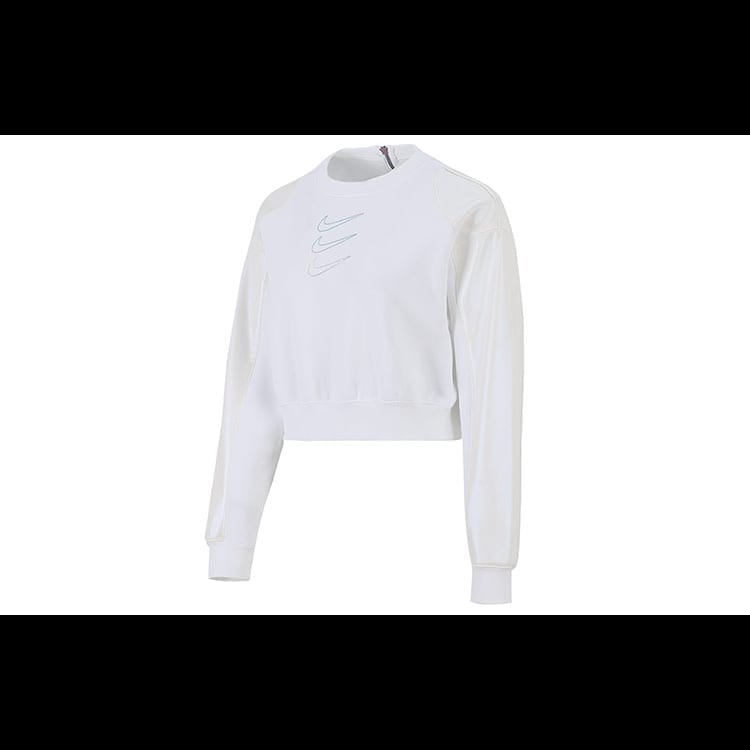Nike Sweatshirts Women's White Crew Neck Thickened Regular DM7658-100