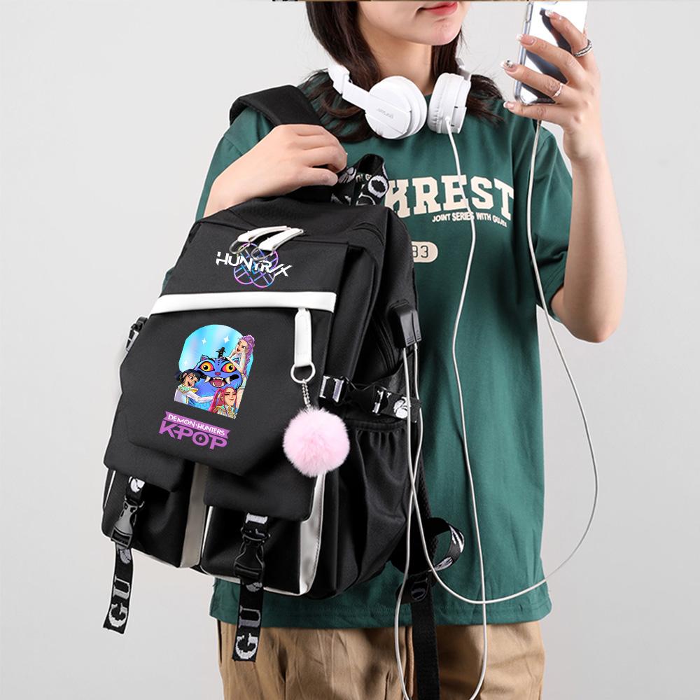 Anime Printed Large Capacity Backpack for Teenger Student Girl Boy Schoolbag Bookbag Women Waterproof Travel Bag Gift